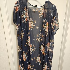 Floral coverup